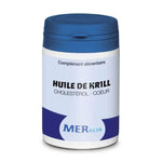 Une boîte de 30 capsules d'huile de krill complément alimentaire meralia cholestérol-coeur