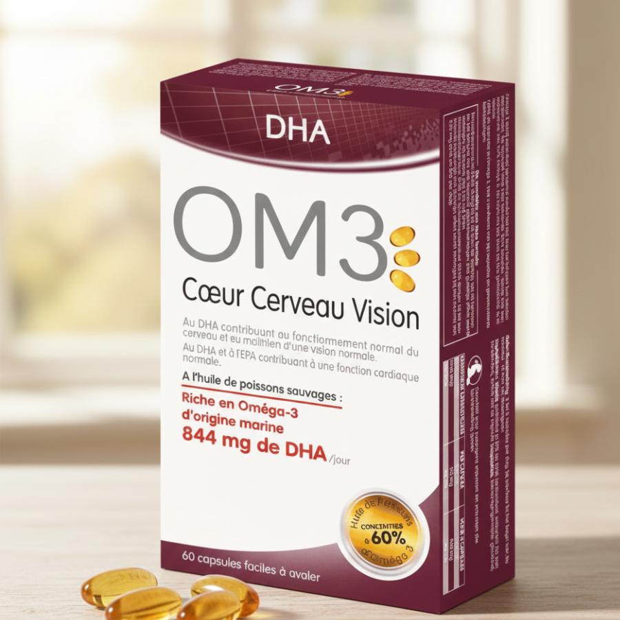 Huile de poisson 60 capsules de a marque superdiet.