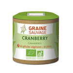 Cranberry Bio de 40 gélules de la marque Graine Sauvage