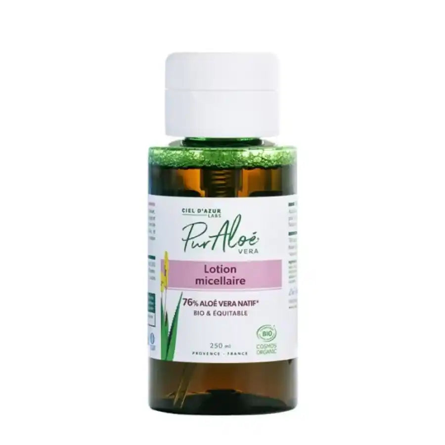 Lotion micellaire certifiée bio 250ml Pur aloé 250ml
