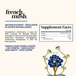 Les ingrédients du complément Duo Maïtaké + Pleurote de la marque French Mush
