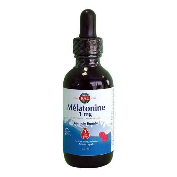 Un Flacon 5de 4 Ml de Mélatonine Liquide 1mg Kal de SOLARAY