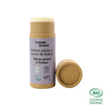 Un parfum solide vétiver poivré et encens de la marque Comme Avant 