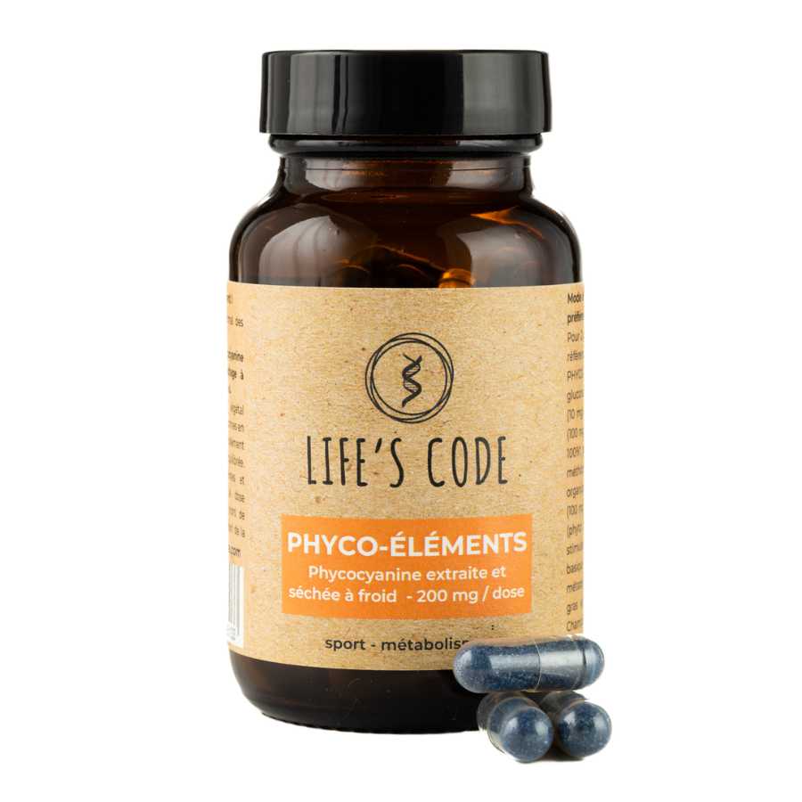 Phyco-éléments de 30 gélules de la marque Life's code.