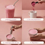 Préparation du pink chaï latte nümorning
