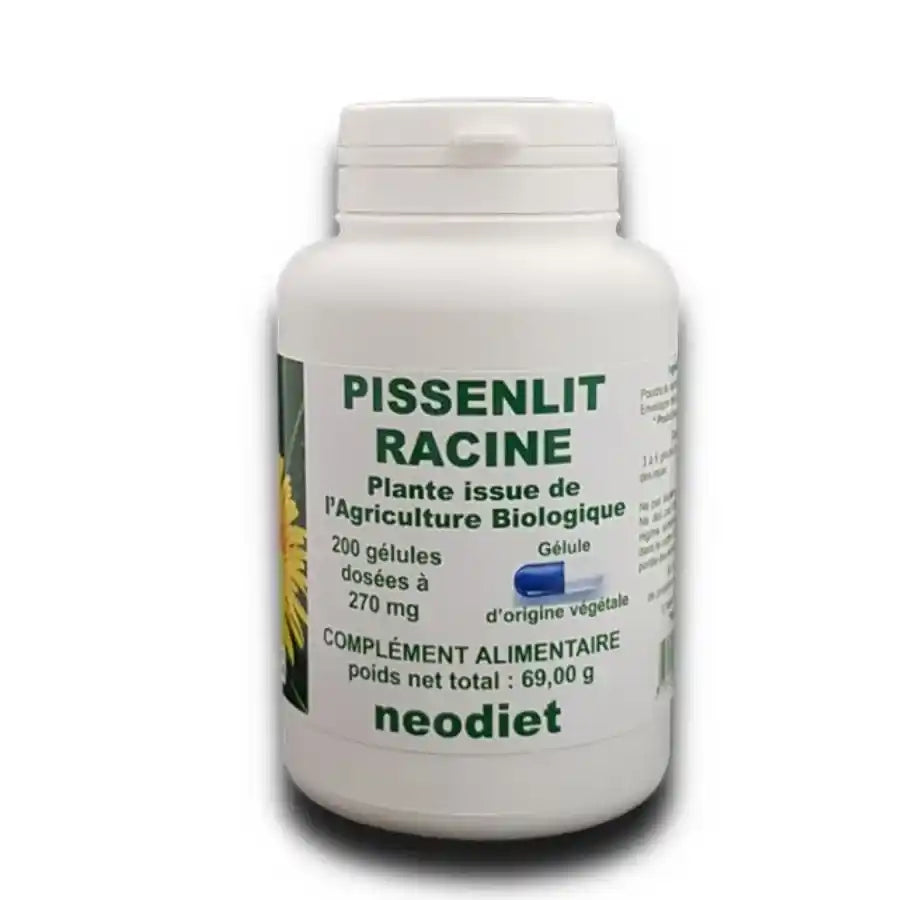 complément alimentaire 200 gélules pissenlit racine neodiet 