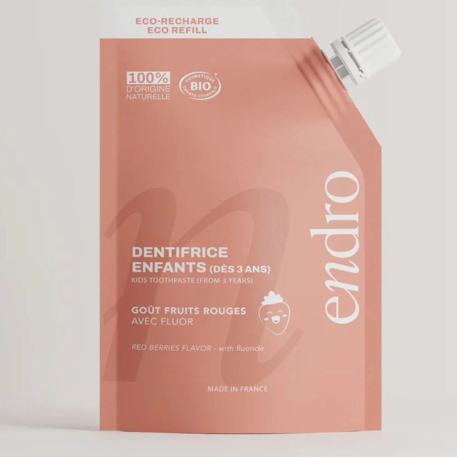 Dentifrice enfants fruits rouges de la marque endro
