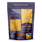 Iswari Super Petit Déjeuner Maca Cannelle Purée Amandes 360g vu de dos sur fond blanc.