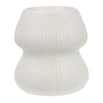 Bruleur de parfum en curve blanc de la marque scentships sur fond blanc vu de dos