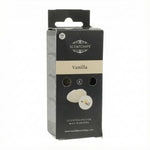 Packaging de la cire parfumée vanille de scentships sur fond blanc.