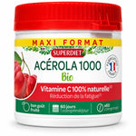 Superdiet Acérola 1000 Bio - 60 comprimés complément vitamine C naturelle