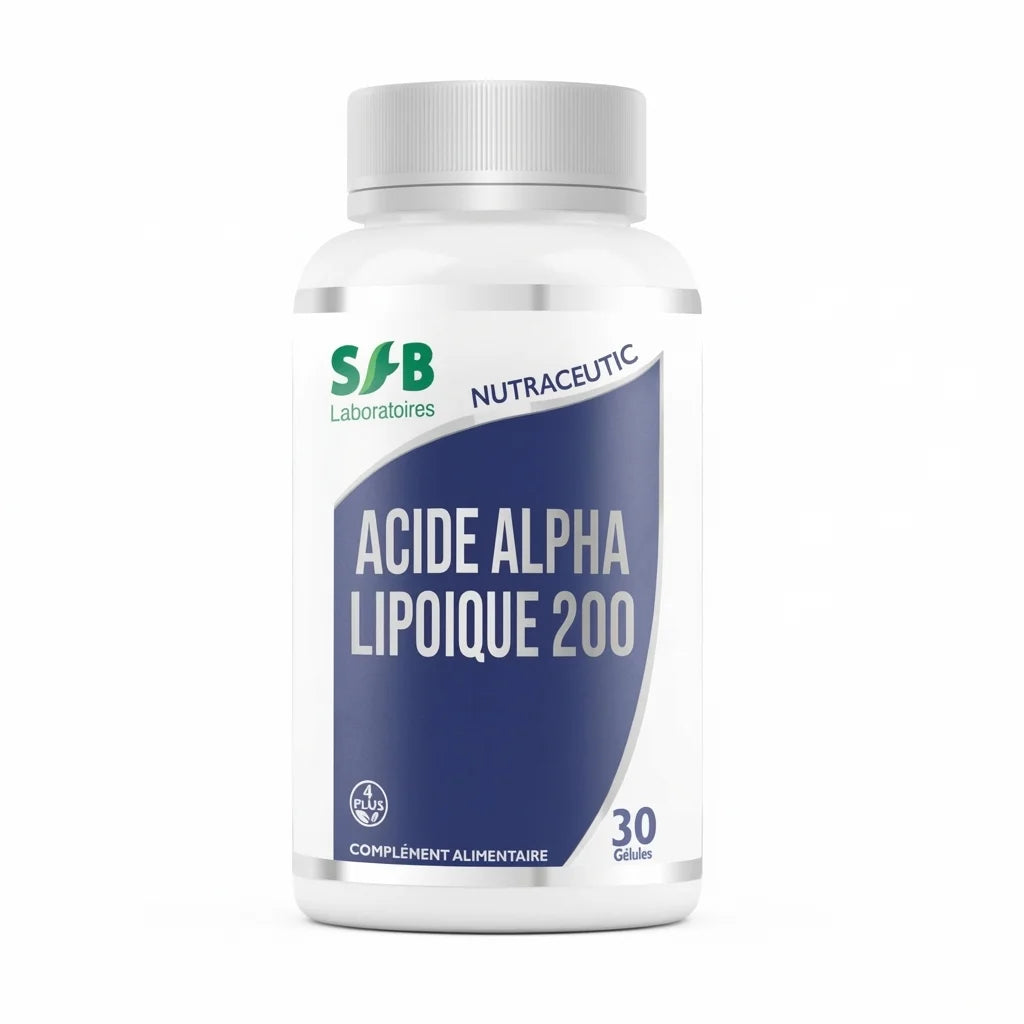 Acide Alpha Lipoïque 200mg - Flacon de 30 gélules SFB Laboratoire