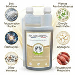 Activ' Recup Cheval Naturacheval 1L avec ingrédients minéraux et électrolytes pour récupération équine