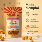 Aguayamanto séché Sol-Semilla 200g avec mode d'emploi et portions quotidiennes