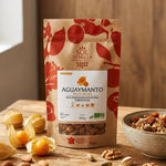 Aguayamanto séché Sol-Semilla 200g avec fruits frais et granola sur bois
