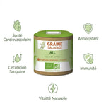 Ail Bio 60 gélules Graine Sauvage pour santé cardiovasculaire et circulation sanguine