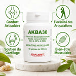 Akba 30 Boswellia serrata 335mg - Gélules confort articulaire et flexibilité Qualidiet
