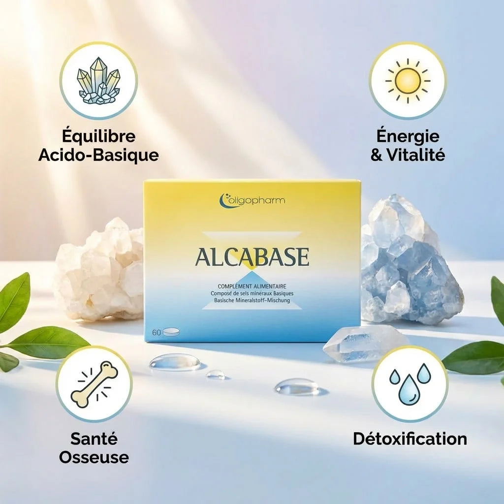 Alcabase 60 comprimés - Équilibre acido-basique Dr Theiss avec minéraux naturels