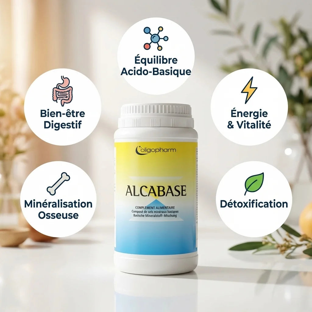 Alcabase poudre 250g Dr Theiss équilibre acido-basique énergie vitalité bien-être digestif