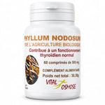 Flacon Algue Ascophyllum Nodosum Bio 505 mg 60 comprimés Vitalosmose supplément naturel