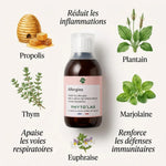 Phyto'Lab Allergies 200ml pour chien chat avec ingrédients naturels propolis plantain thym