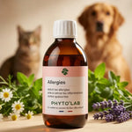 Flacon Phyto'Lab Allergies 200ml pour traitement allergies chien chat naturel