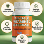 Alpha R Lipoïque Vitamine C Liposomale 60 gélules Jade Recherche avec 5 bénéfices antioxydants
