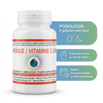 Flacon Alpha R Lipoïque Vitamine C Liposomale 60 gélules avec posologie 2 gélules par jour