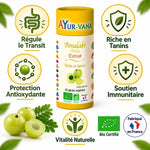Amalaki Bio Ayur-Vana - complément transit intestinal bio avec bénéfices antioxydants et immunitaires