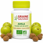 Amla Bio Graine Sauvage 60 gélules amalaki 25% tanins avec fruits frais