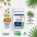 Androstim Bio 60 gélules LT Labo avec ingrédients naturels Pépins de courge et Saw Palmetto