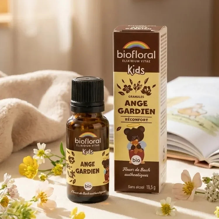 Ange gardien granules Biofloral enfants 19,5g avec fleurs sauvages et livre