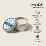 Antheya Baume Resp'hiver 75g en boîte métallique avec mode d'utilisation poitrine matin soir