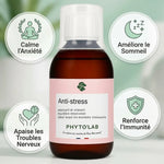 Phyto'Lab Anti-Stress 250ml avec bénéfices : calme l'anxiété, améliore sommeil, renforce immunité
