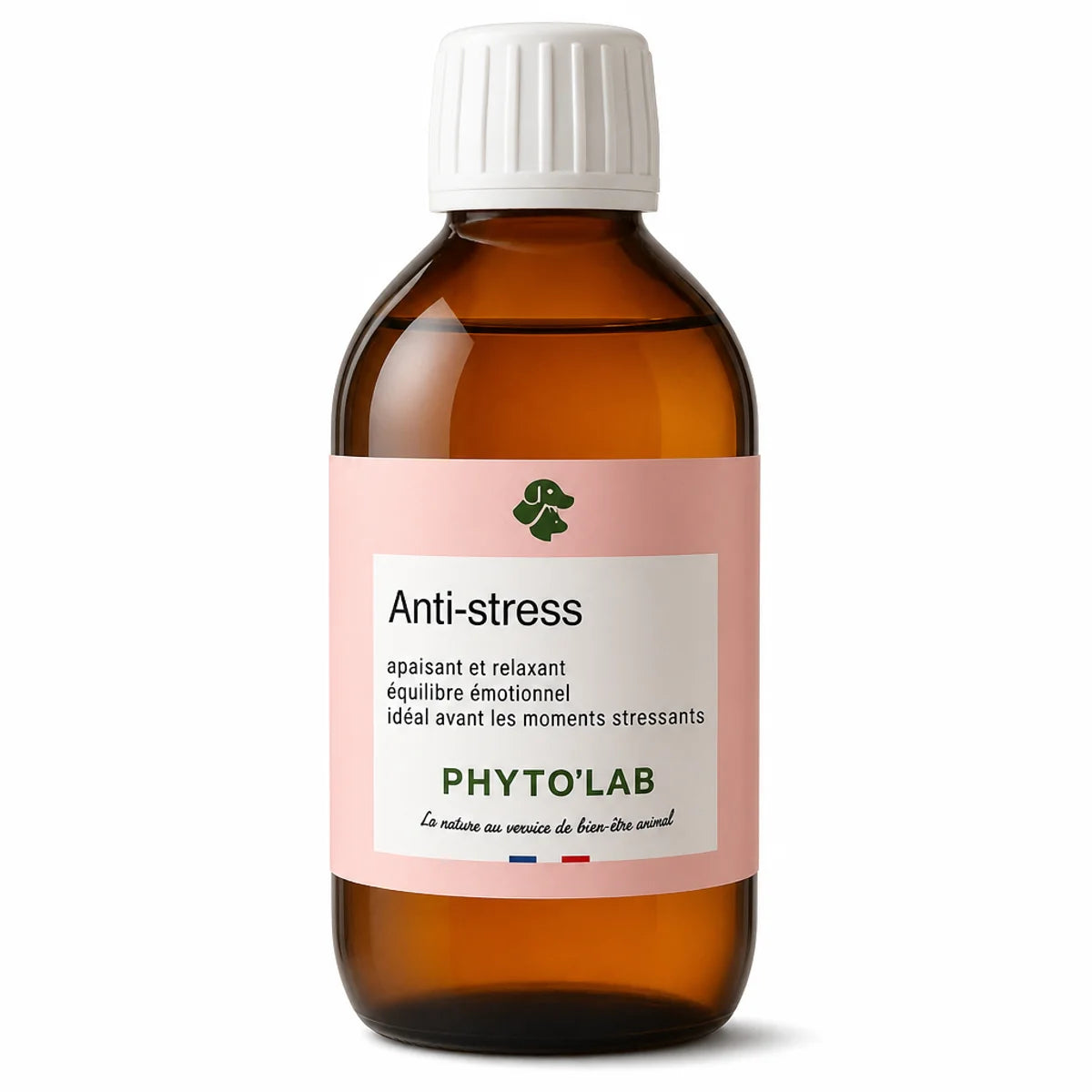 Flacon Anti-Stress Phyto'Lab 250ml à base de plantes naturelles pour calmer et apaiser