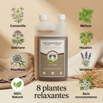 Naturachavel Anti'stress 1L - Complément relaxant naturel à base de camomille, valériane et passiflore pour chevaux
