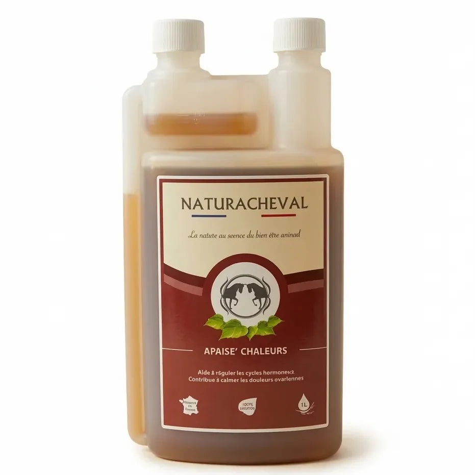 Apaise'Chaleur Cheval Naturachavel 1L - Supplément équin naturel en bouteille