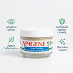 Apigene 90 extrait apigénine Jade Recherche avec bénéfices peau cernes inflammation barrière cutanée