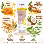 Après-shampoing bio Propolia Miel Argan Protéines Blé 150ml avec ingrédients naturels