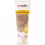 Après-shampoing bio Propolia 150ml Miel Argan Protéines de Blé tube blanc et doré
