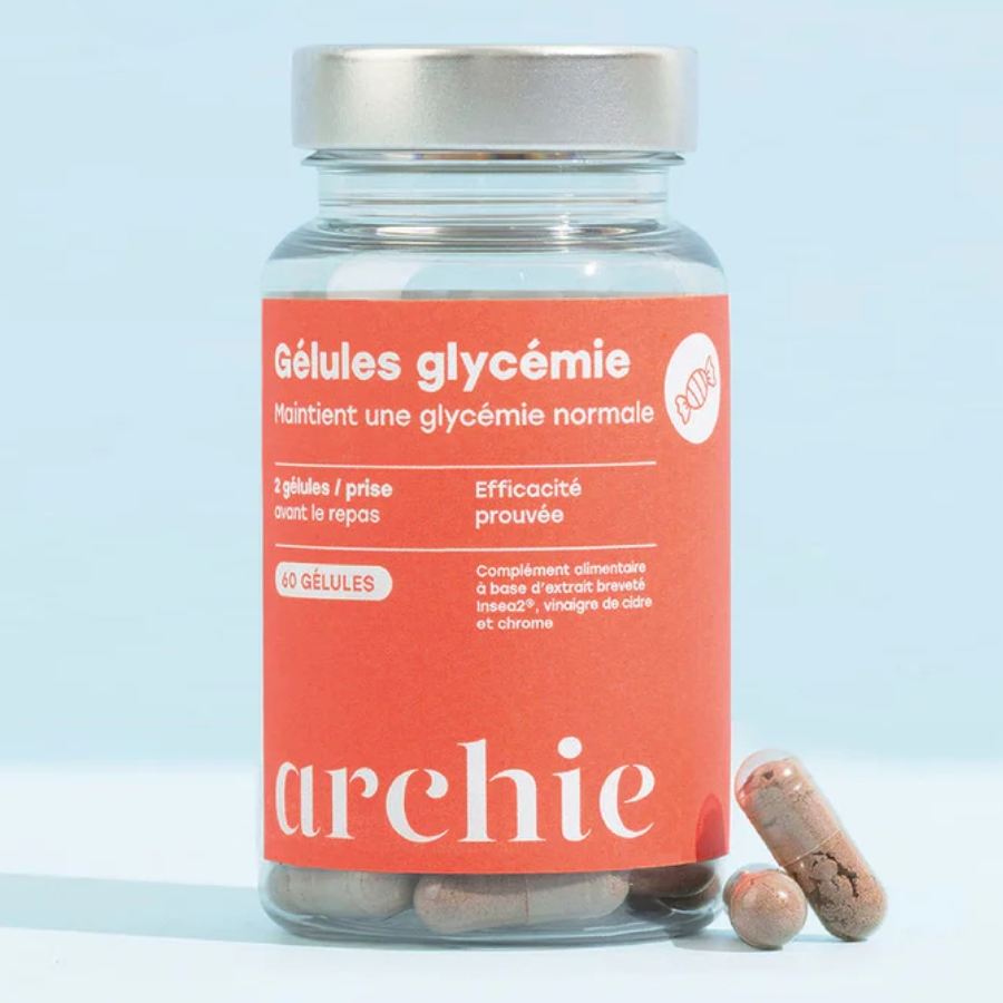Une boite de 60 gélules glycémie Archie