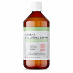 Argent Colloïdal bio 20 ppm Dr Theiss flacon 1L certifié biologique Ecocert