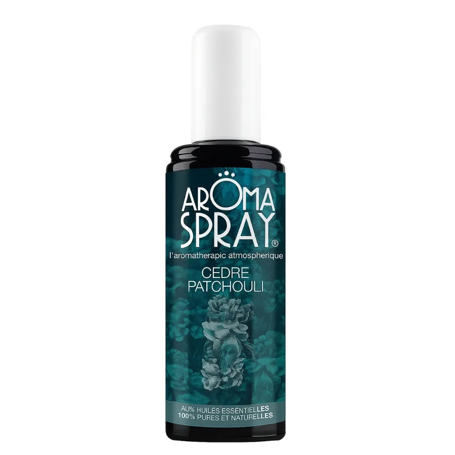 Spray d'ambiance Cèdre patchoulu 100ml Aromaspray