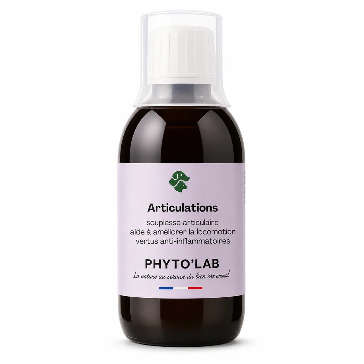 Bouteille Phyto'Lab Articulations 250ml pour arthrose chien chat