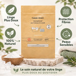 Assouplissant poudre cristaux de soude Comme Avant 500g avec bénéfices naturels linge doux peaux sensibles