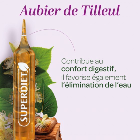 Les bienfaits de l'Aubier de Tilleul Bio sur la digestion et l'élimination de l'eau