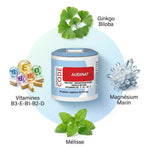 Audinat complément auditif 60 gélules avec ingrédients Ginkgo biloba, magnésium marin et vitamines