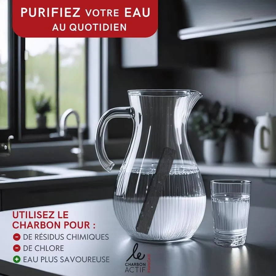 Bénéfices du charbon actif français