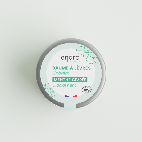 Baume à lèvres bio menthe ENDRO en pot