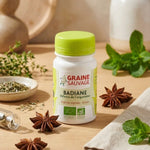 Badiane bio 60 gélules Graine Sauvage avec anis étoilé et plantes naturelles en ambiance wellness